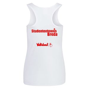 Damesdhemdje Studententennis Breda - wit