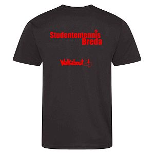 Herenshirt Studententennis Breda - zwart